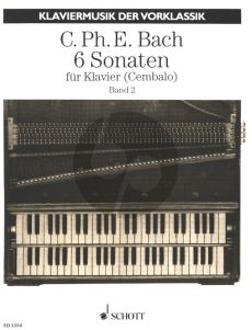 Bach 6 Sonaten Vol.2 No.4-6 Klavier oder Cembalo (18 Probestücke zu dem Versuch über die wahre Art das Klavier zu spielen) (Herausgegeben von Erich Doflein)