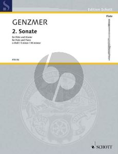 Genzmer Sonate No.2 e-moll Flöte und Klavier