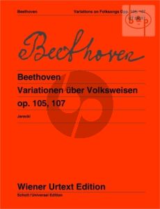 Variationen uber Volksweisen Op.105 - 107 (mit Flote ad lib.)