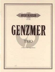 Genzmer Trio 2 Oboen und Englischhorn (Part./Stimmen) (1990)