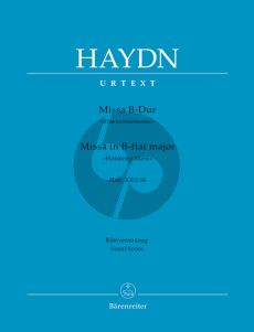 Haydn Messe B-dur (Harmonie-Messe) Hob.XXII:14 Soli-Choir-Orchestra (Vocal Score) (edited by Friedrich Lippmann)