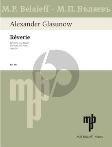 Glazunov Reverie Op.24 Horn and Piano (arr. Bernard Robinson)