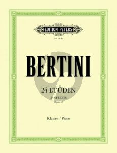 Bertini 24 Etuden Op.32 Piano (Adolf Ruthardt)