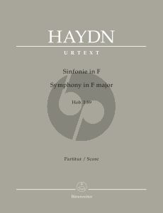 Haydn Symphony F-major Hob. I:89 Orch. Full Score (Andreas Friesenhagen)