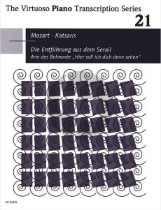 Mozart Hier soll ich dich denn sehen (Arie des Belmonte aus Die Entführung aus dem Serail) Piano solo (transcr. by Cyprien Katsaris)