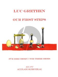 Grethen Our first Steps. Sehr leichte Trios 3 Oboen (Partitur/Stimmen)