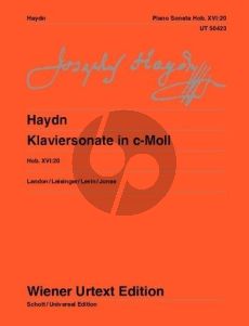 Haydn Sonata c-minor Hob. XVI:20 Piano (Landon-Leisinger-Levin and Jonas) (Wiener-Urtext)