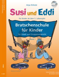 Elsholz Susi und Eddi - Bratschenschule fur Kinder (Book with CD)