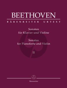 Beethoven Sonatas Vol. 2 Violin and Piano (edited by Clive Brown)