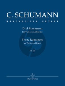 Schumann 3 Romances OP. 22 for Violin and Piano (edited by Jacqueline Ross)