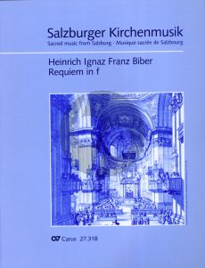 Biber Requiem f-moll Soli SSATB, Coro SSATB und Orchester (Partitur) (Armin Kircher)