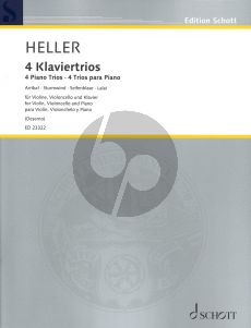 Heller 4 Klaviertrios Violine-Violoncello-Klavier (Part./Stimmen) (Katharina Deserno)