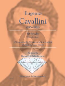 Cavallini 70 Etudes for Solo Viola (Edited by Kenneth Martinson) (Urtext)