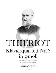 Thieriot Quartett No. 3 in g-moll Klavier-Violine-Viola und Violoncello (Part./Stimmen) (Yvonne Morgan und Luzi Dubs)