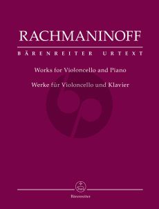 Rachmaninoff Works for Violoncello and Piano (edited bu Daniela Macchione)