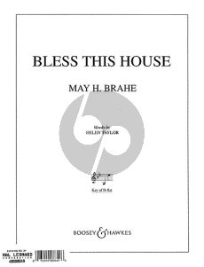 Brahe Bless this House Low Voice (Bb)-Piano