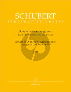 Schubert Sonate Arpeggione a-moll D.821 Klarinette und Klavier (Douglas Woodfull-Harris)