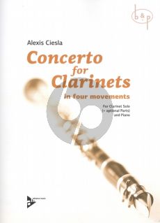 Concerto for Clarinets for Clarinet Bb - Piano