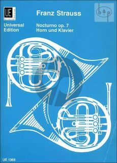 Nocturne Des-dur Op. 7 Horn und Klavier