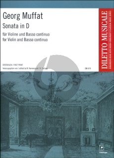 Sonate D dur (Erstdruck / First Edition)