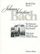 Bach 6 Sonatas Vol.1 (No.1 - 3) (Flute-Bc ) (Edited by William Bennett)