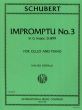 Schubert Impromptu No.3 G major D.899 for Violoncello and Piano (Edited by Valter Despalj)