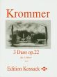 Krommer 3 Duos Op. 22 2 Floten (Wolfgang Kossack) (Grade 4)