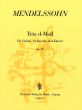 Mendelssohn Trio d-minor Op.49 Vi.-Vc.-Piano (edited by Reiner Zimmermann)