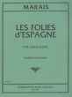 Marais Les Folies d'Espagne d-Minor for Flute Solo (Transcribed and Edited by Robert Stallman)