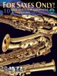 Yasinitsky For Saxes Only! (10 Jazz Duets for All Saxophones) (Bk-Cd)
