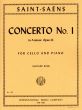 Saint-Saens Concerto No.1 a-minor Op.33 Cello and Piano (edited by Leonard Rose)