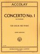 Accolay Concertino No.1 a minor Violin and Piano (edited by Josef Gingold) (IMC)