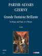 Parish Alvars Grande Fantaisie Brillante d'apres Czerny Harp and Piano (or 2 Piano's) (Score/Parts) (Pasetti)