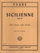 Faure Sicilienne Op.78 for Viola and Piano (transcription by Milton Katims)