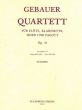 Gebauer Quartett Op.41 Flöte-Klarinette-Horn und Fagott (Stimmen) (György Balassa /Imre Sulyok)