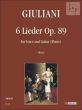 6 Lieder op.89 (Voice-Guitar[Piano])