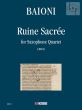 Ruine Sacree (2010) SATB Score/Parts