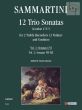 12 Trio Sonatas Vol.1 (No.1 - 6) (London 1727) (2 Treble Rec.[2 Vi.])-Bc)