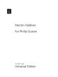 Feldman For Phillip Guston (1984) Fullscore (Flute (Alto Flute), Percussion (Glockenspiel, Vibraphone, Marimbaphone, Tubular Bells: 1 Player) and Piano (Celesta))