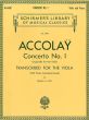 Accolay Concerto No.1 Viola-Piano (Gerald H. Doty)