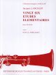 Lancelot 26 Etudes Elementaires clarinette (d'apres Dancla et Wohlfahrt)