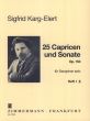 Karg-Elert 25 Capricen & Sonate Op. 153 Vol. 2 Saxophon