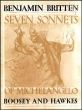 7 Sonnets of Michelangelo op.22 for Tenor Voice and Piano