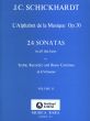 Schickhardt L'Alphabet de La Musique Op.30 - 24 Sonatas Vol.2 No.5-8 Treble Recorder and Bc (Edited by Paul J. Everett)