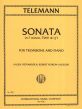 Telemann Sonata F minor, TWV 41:f1 for Trombone and Piano (Edited by Allen Ostrander and Robert Veyron-Lacroix)