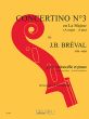 Breval Concertino No.3 A-major Violoncello-Piano (Feuillard)