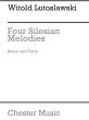 Lutoslawski 4 Silesian Melodies 4 Violins (Score/Parts) (Irena Dubiska)