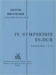 Bruckner Symphonie No.4 Fassung 1 (1874) Studienpartitur (Leopold Nowak)