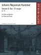 Hummel Sonate D-dur Op. 50 Flöte und Klavier (edited by Helmut Riesberger)