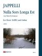 Jappelli Nulla Sors Longa Est (on Texts by Seneca) for Choir (SATB) and Guitar